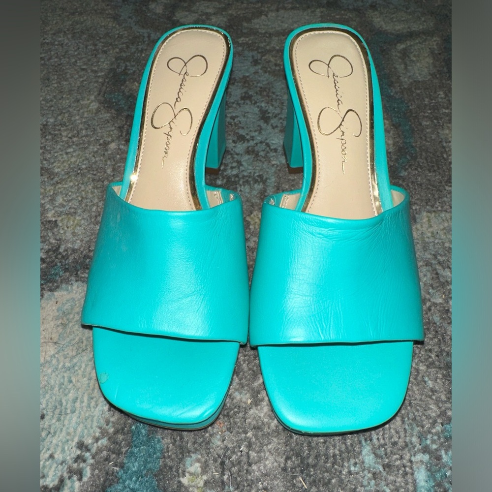 🩵Teal Jessica Simpson Heels🩵